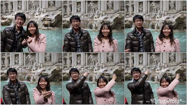 ❤HonEyMOon❤Day10 許個願吧~『特萊維噴泉』、義式合菜2012。04。16