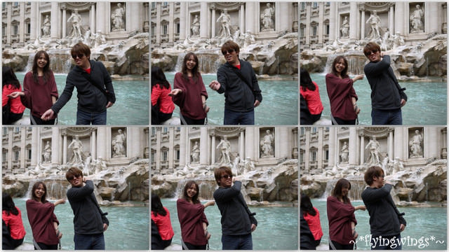 ❤HonEyMOon❤Day10 許個願吧~『特萊維噴泉』、義式合菜2012。04。16