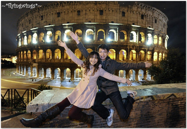 ❤HonEyMOon❤Day 9 入住五星級飯店、久違了中國料理、羅馬夜拍2012。04。15