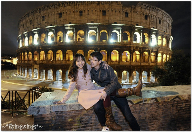 ❤HonEyMOon❤Day 9 入住五星級飯店、久違了中國料理、羅馬夜拍2012。04。15