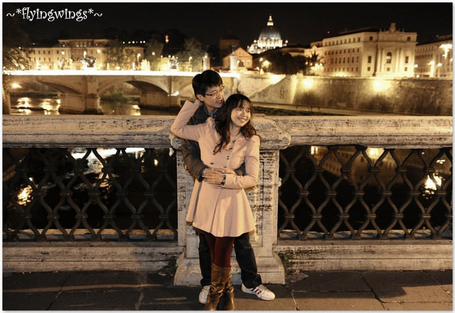 ❤HonEyMOon❤Day 9 入住五星級飯店、久違了中國料理、羅馬夜拍2012。04。15