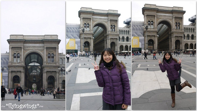 ❤HonEyMOon❤Day 7 艾曼紐二世迴廊、米蘭閒逛、搭飛機前往拿坡里2012。04。13