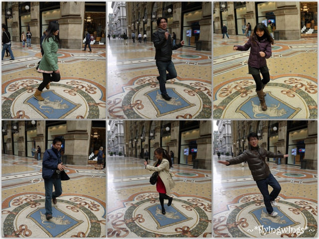 ❤HonEyMOon❤Day 7 艾曼紐二世迴廊、米蘭閒逛、搭飛機前往拿坡里2012。04。13