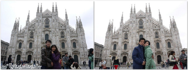 ❤HonEyMOon❤Day 7 站在世界的屋頂『米蘭大教堂』2012。04。13