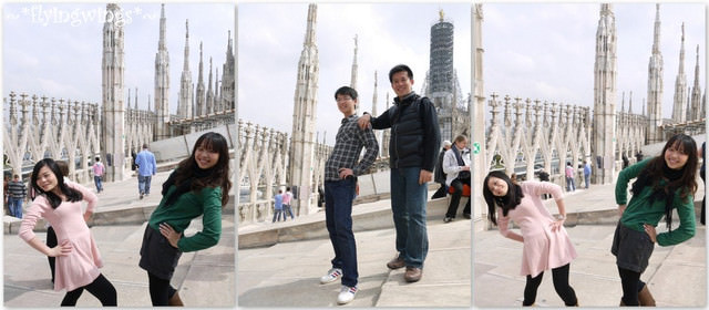 ❤HonEyMOon❤Day 7 站在世界的屋頂『米蘭大教堂』2012。04。13