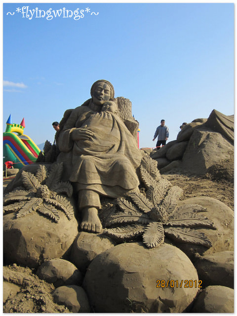 2012。01。28《遊》南投。2012貓羅溪沙雕藝術節