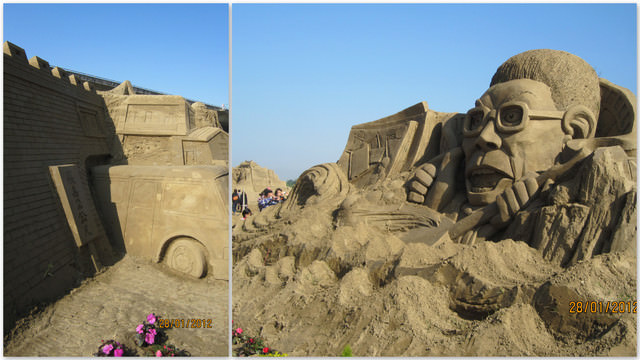 2012。01。28《遊》南投。2012貓羅溪沙雕藝術節