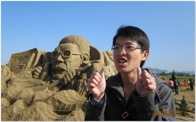2012。01。28《遊》南投。2012貓羅溪沙雕藝術節