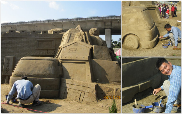 2012。01。28《遊》南投。2012貓羅溪沙雕藝術節