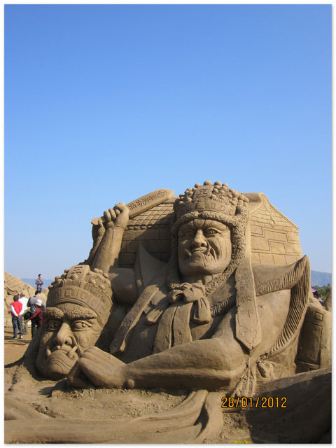 2012。01。28《遊》南投。2012貓羅溪沙雕藝術節