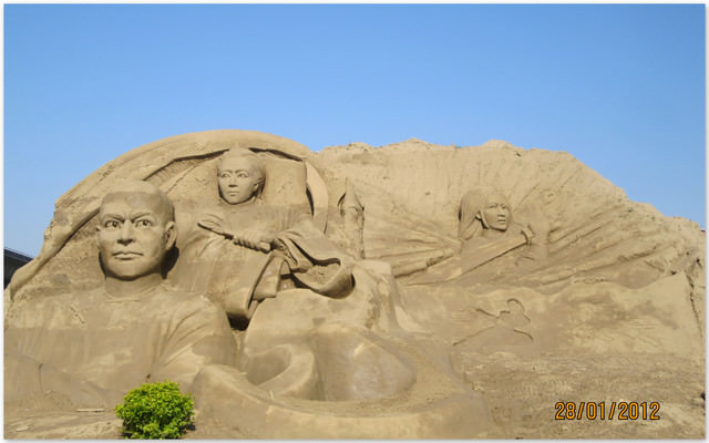 2012。01。28《遊》南投。2012貓羅溪沙雕藝術節
