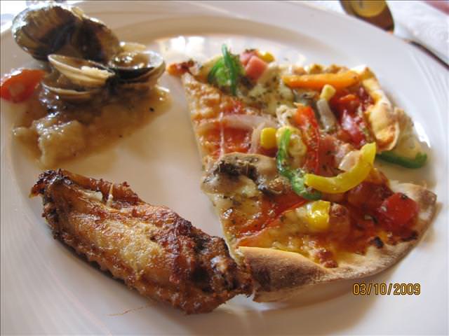 2009。10。03《食》中秋節，我在摩爾花園，天氣晴。-餐點篇