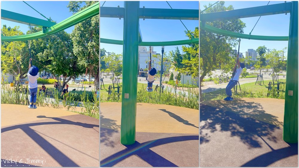 彰化員林┃兔馬鹿公園。員林最新親子公園，有刺激的冒險高塔，也有小小消防車，小小孩會很喜歡!