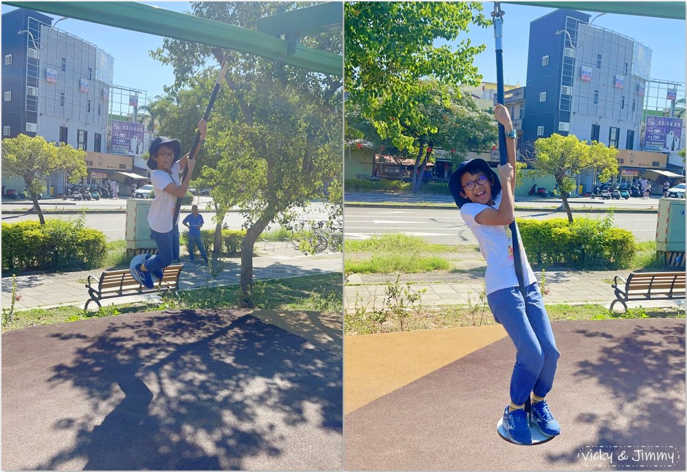 彰化員林┃兔馬鹿公園。員林最新親子公園，有刺激的冒險高塔，也有小小消防車，小小孩會很喜歡!