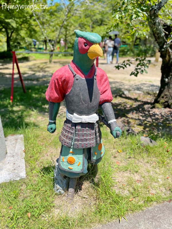 2023名古屋之旅。桃太郎神社。有桃型鳥居及桃子御守的神社，但光溜溜的桃太郎還是令人不忍直視啊!!