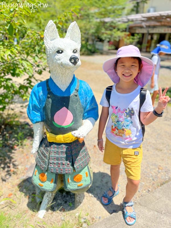 2023名古屋之旅。桃太郎神社。有桃型鳥居及桃子御守的神社，但光溜溜的桃太郎還是令人不忍直視啊!!