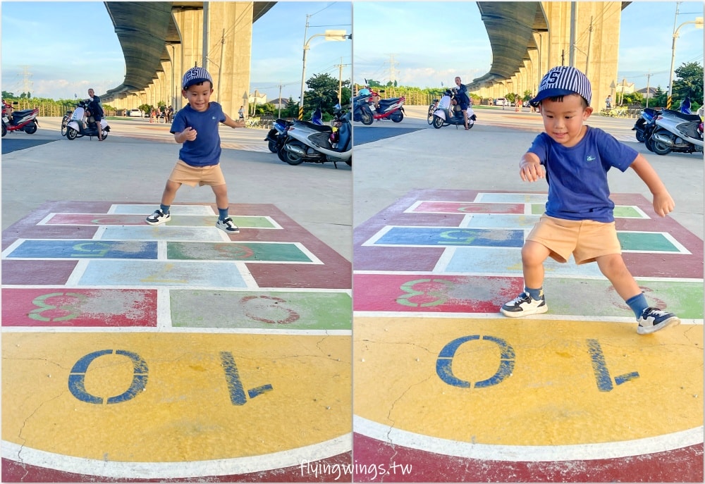 彰化和美┃烏溪廊道親子公園。和美國道三車道下方,跳跳床平衡網好刺激!! 沙坑、山丘溜滑梯小孩都喜歡! - 第34張圖 彰化和美┃烏溪廊道親子公園。和美國道三車道下方,跳跳床平衡網好刺激!! 沙坑、山丘溜滑梯小孩都喜歡!