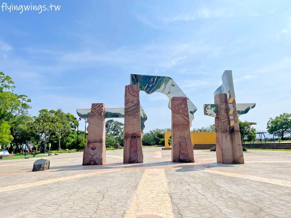 台中大甲┃鐵砧山雕塑公園。2024年重新整修後開放,共融式遊戲場,鋼管爬網最吸睛!! - 第2張圖 台中大甲┃鐵砧山雕塑公園。2024年重新整修後開放,共融式遊戲場,鋼管爬網最吸睛!!