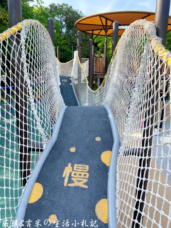台中北屯┃北屯兒童公園-林間探索遊戲場。113年9月新增林間探索遊戲場，為老公園注入新生命!