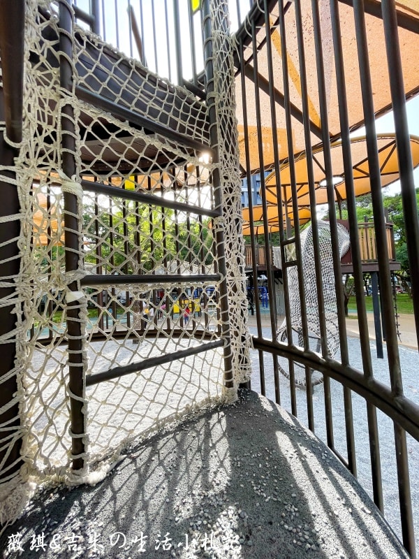 台中北屯┃北屯兒童公園-林間探索遊戲場。113年9月新增林間探索遊戲場，為老公園注入新生命!
