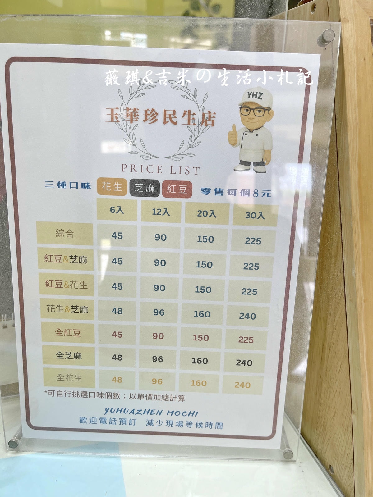 彰化懷舊美食(21)┃玉華珍麻糬。彰化最強伴手禮!排隊名店!!(2025年最新價格) - 第9張圖 彰化懷舊美食(21)┃玉華珍麻糬。彰化最強伴手禮!排隊名店!!(2025年最新價格)